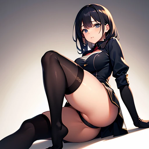 Female, thigh highs, thick thighs