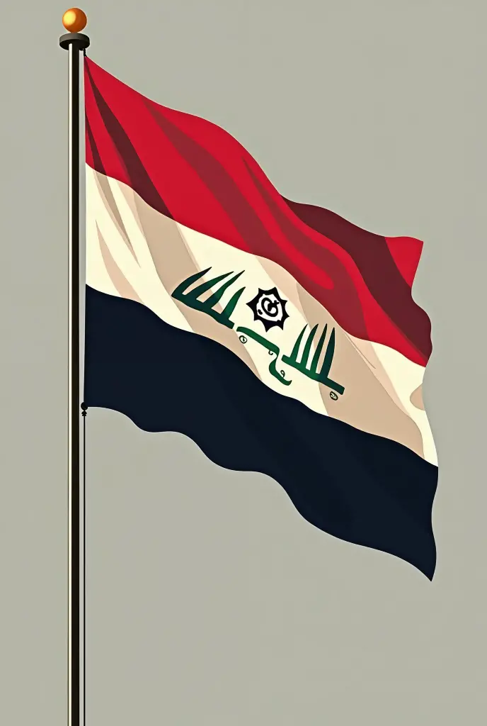 I want an Iraqi flag that brings together all Iraqis of all sects 