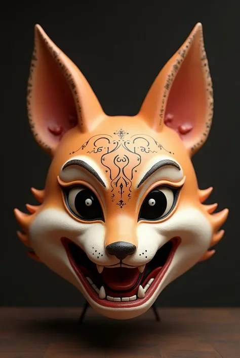 The fox in the face of Noh cheers