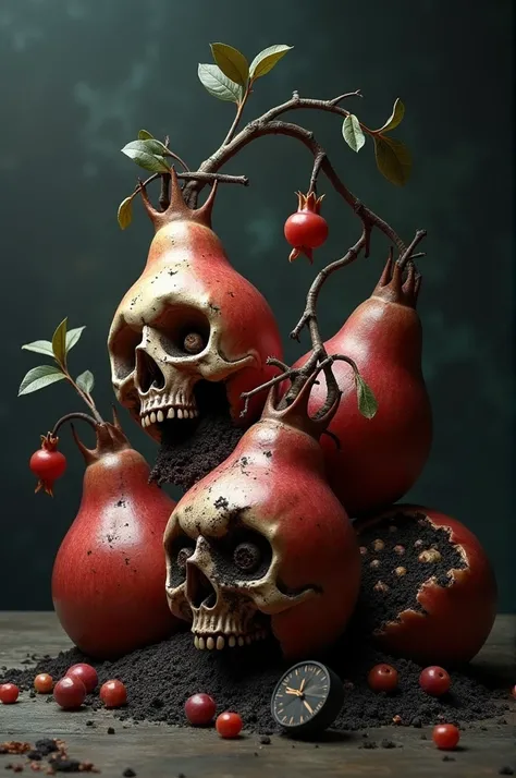 fruit with deaths theme