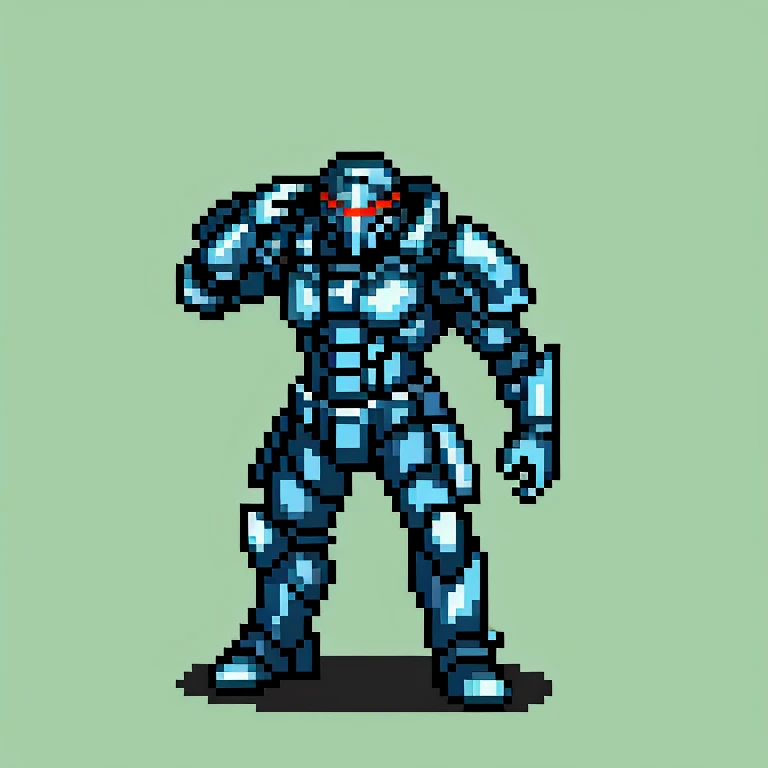 Dead Space style soldiers，pixel art