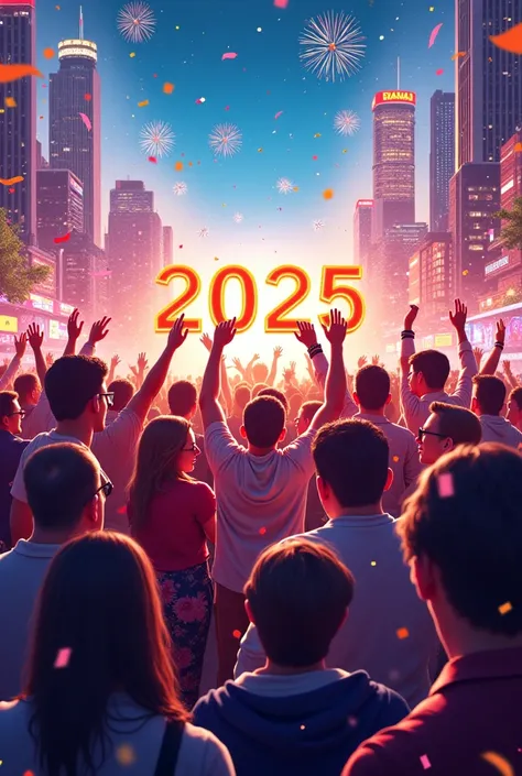 New Year 2025 poster