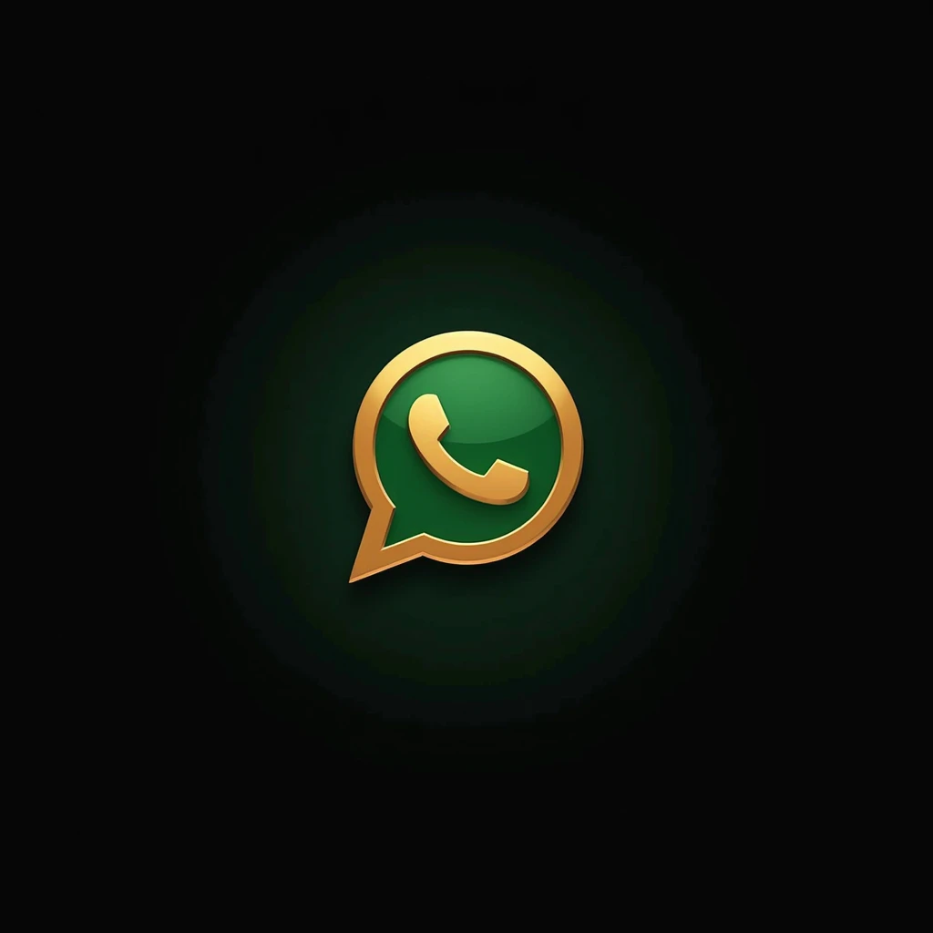 Whatsapp groups logo, Name Group: Warkop Emyu, Coffee picture, green and gold colors, black background, Manchester United fans