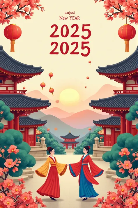 happy new year 2025 card korea