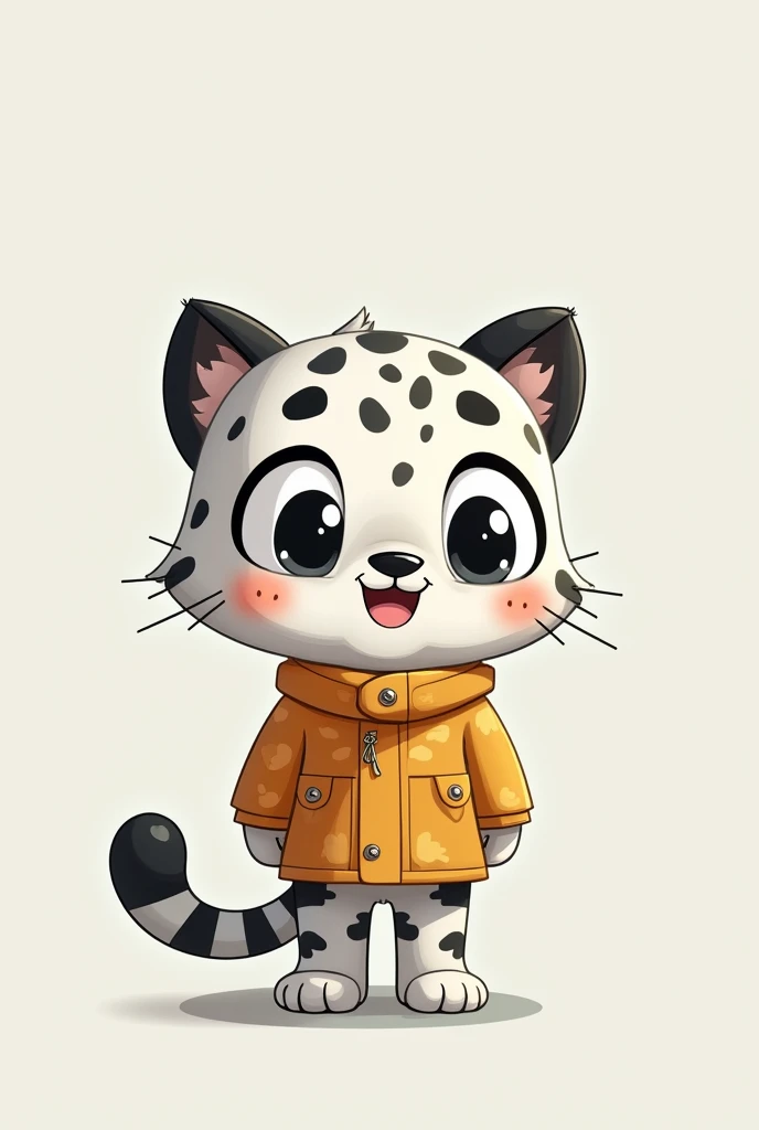 create a series of cute, playful cartoon characters inspired by the wildlife of Sanjiangyuan National Park, particularly the Snow Leopard. The characters should not only embody the spirit of the park but also integrate elements of ecological protection and...