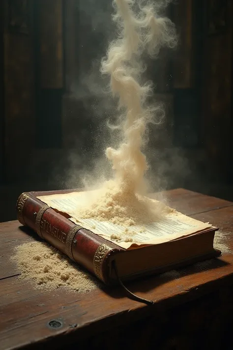 A Bible that disintegrates and turns to dust