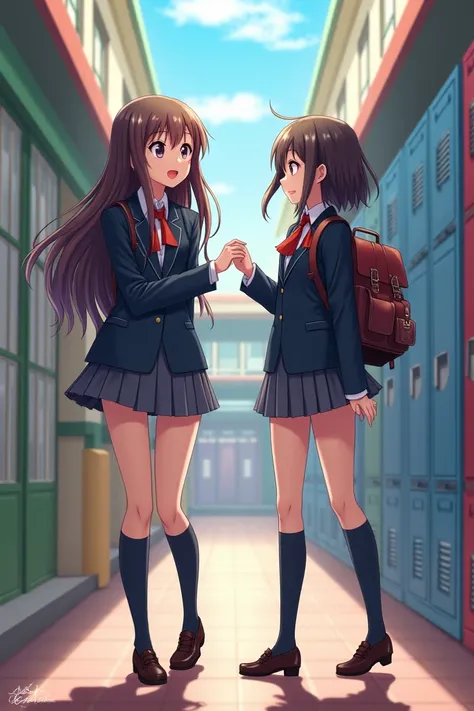 Anime school girls (2)