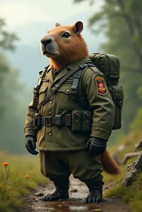 Capybara soldier