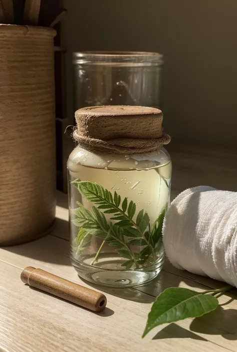 " A photo for Instagram highlighting skincare products elegantly arranged on a marble or light wood surface. Include frosted glass bottles ,  minimalist tubes and jars with metallic lids .  Add elements such as a soft towel ,  drops of water to convey fres...