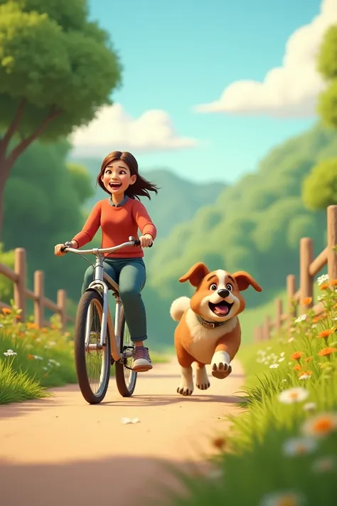 Bike and dog