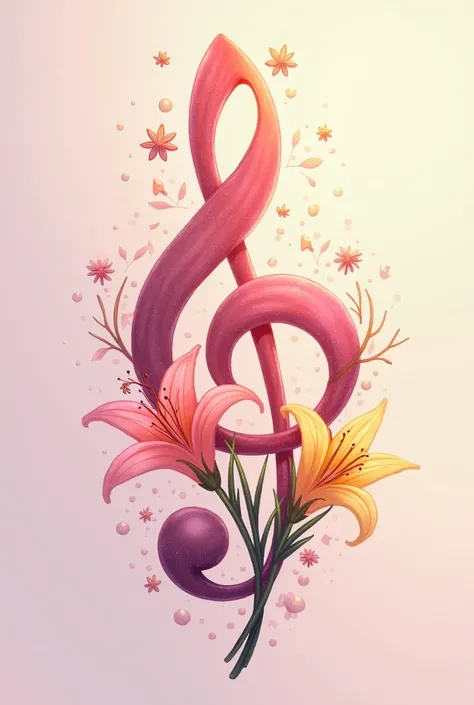  Cutie Mark based on music, Art and Lilies 