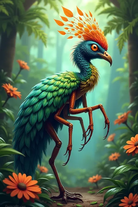  a Quetzal with the body of an ant.