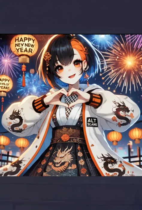 anime girl in traditional dress with fireworks in background, anime style 4 k, 2022 anime style, 2 0 2 2 anime style, trending on artstation pixiv, ayaka genshin impact, trending on cgstation, best anime 4k konachan wallpaper, kawacy, profile picture 1024p...