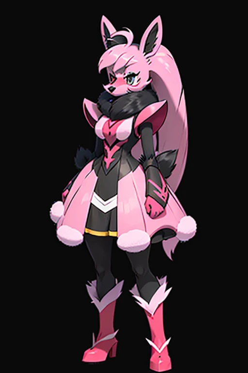 Female furry teenager horse pokemonai-fan-v style