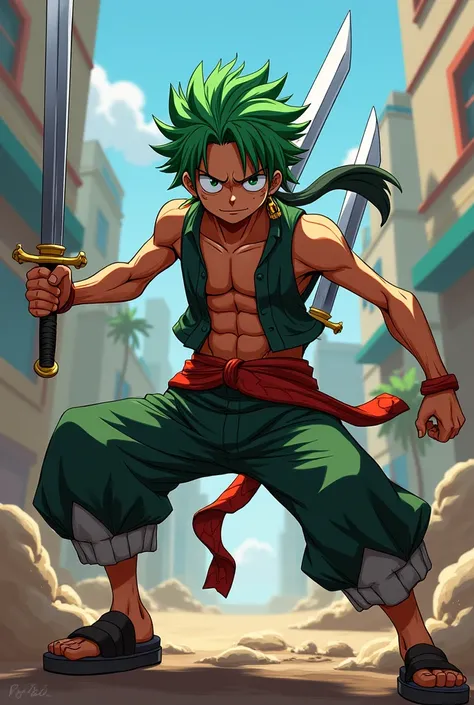 Robloxs Zoro in 2D