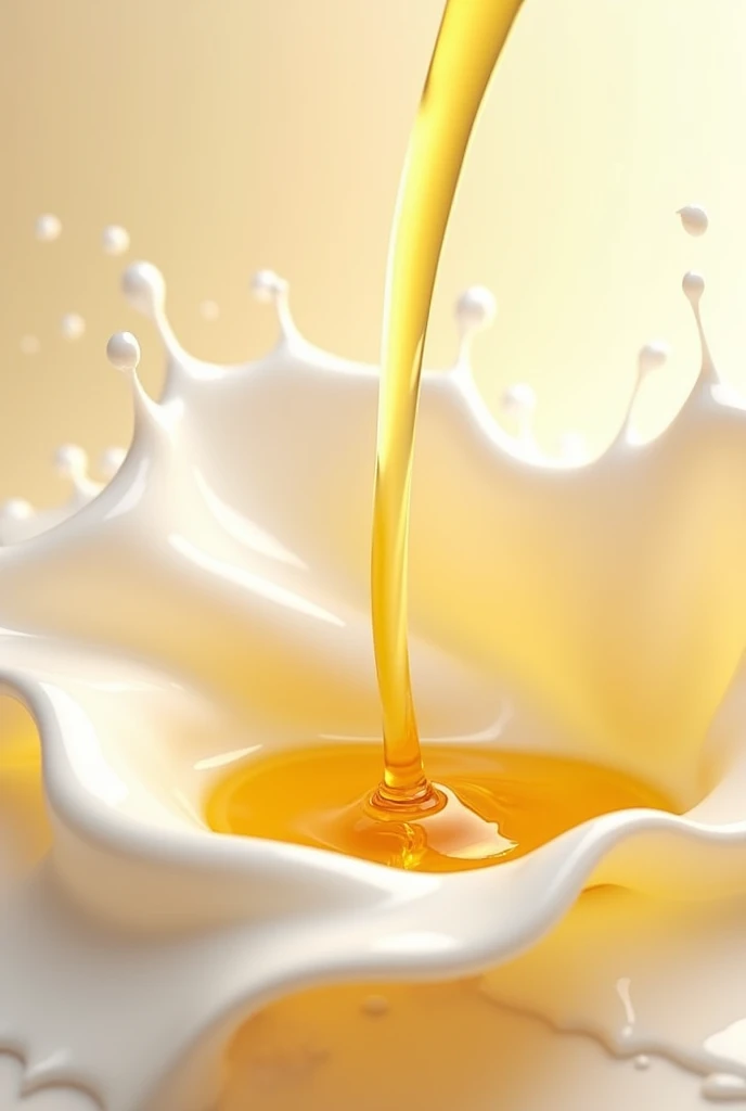 A picture showing honey and milk