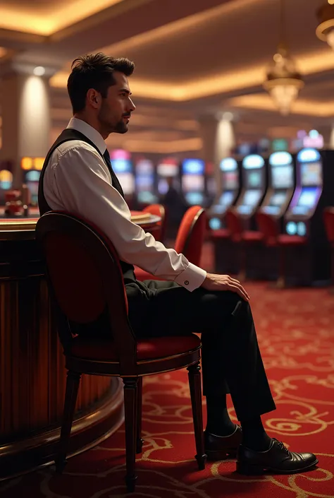 Make my photo sitting in casino