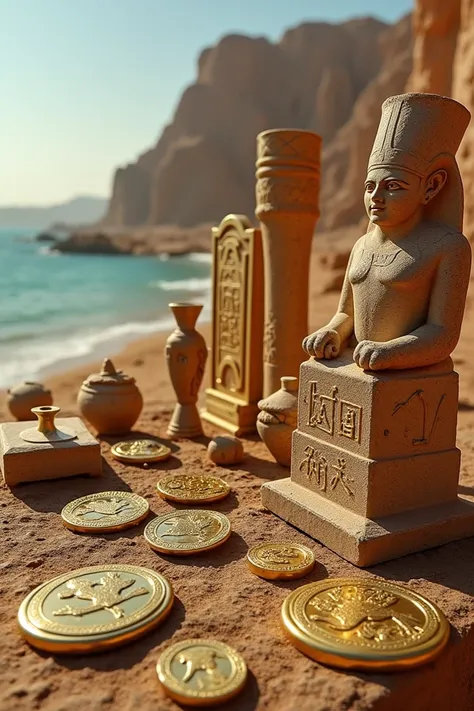 Pictures of Dahab pounds and artifacts