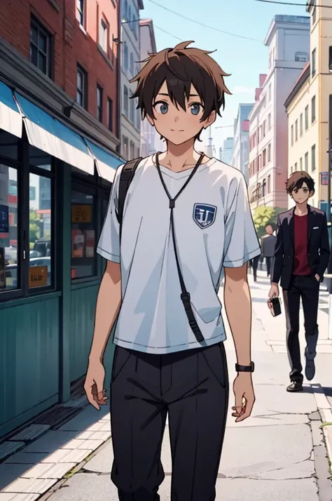 (face:1.074),((2 Men:1.4)),((2 Men:1.4)),((2 Men:1.4)),(Attractive boy ), thin limbs,Young people,eye,usually,daily, anime style,Functional beauty,Two boys walking around town, a good-looking, healthy, good-looking guy,((thats unaware, hey )),(Im a man ), ...