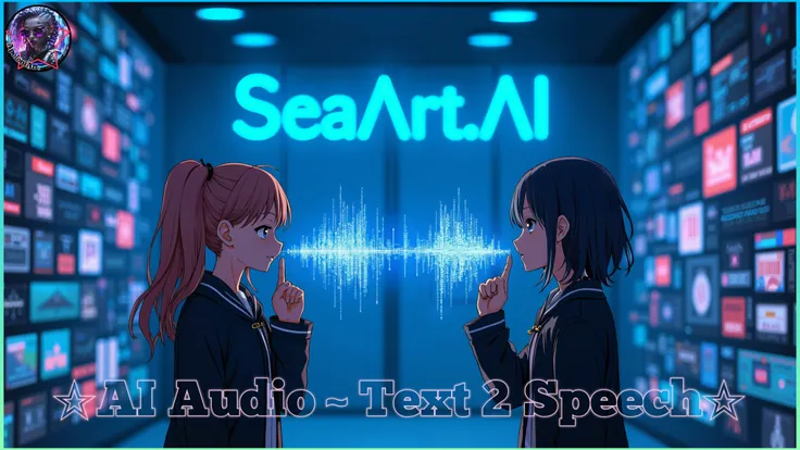  SeaArt's NEW! ✍🏻Text-2-Speech🔊 with AI Audio ~ Demo guide for new users.