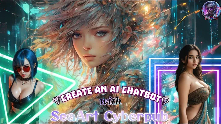 Create your own AI Chatbot ~ with SeaArt Cyberpub 