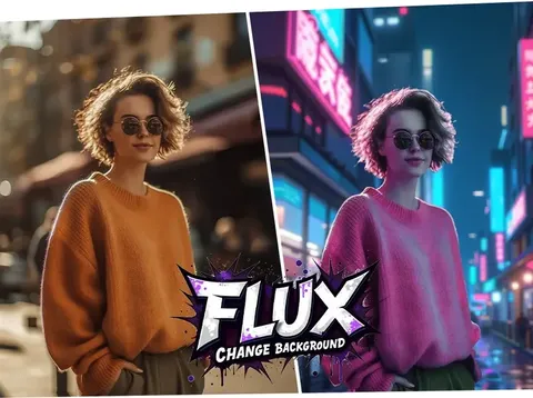 flux change background
