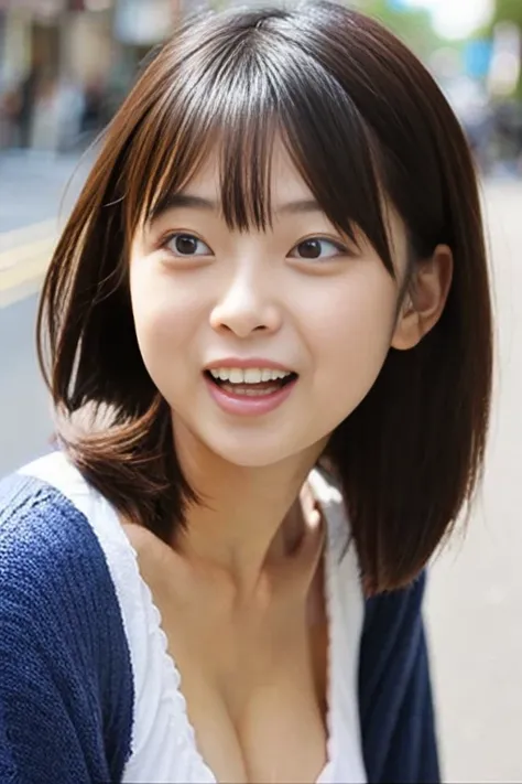 毎日の挑戦でプロンプトはFunny-faced Japanese beauties　固定です。 どこまでバリエーションが豊富に出来るのか挑戦しています。
