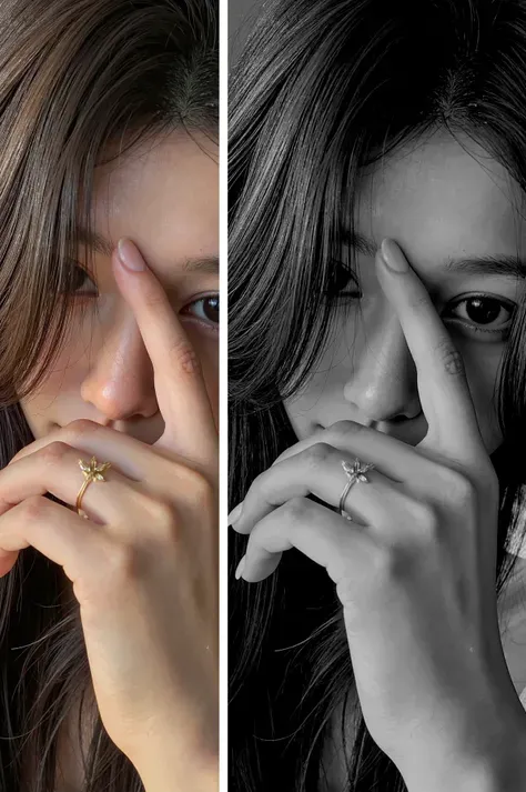 Один клик черно-белого фильтра