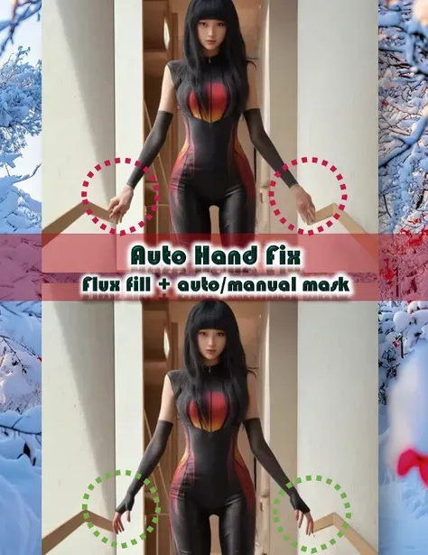 Hand improvements （ Automatic masking / Support for manual masking）