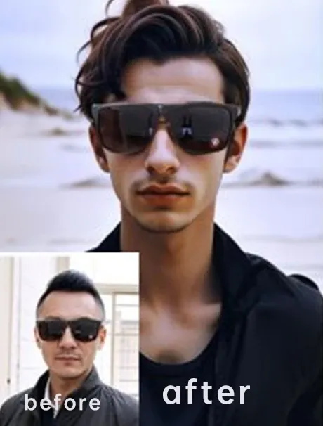 E-commerce glasses/sunglasses/eyewear model 