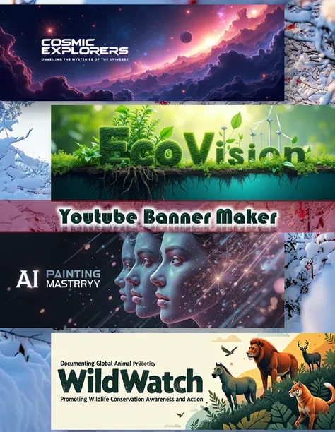 AI YouTube Banner Generator
