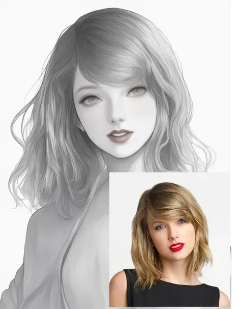 Retrato de carboncillo