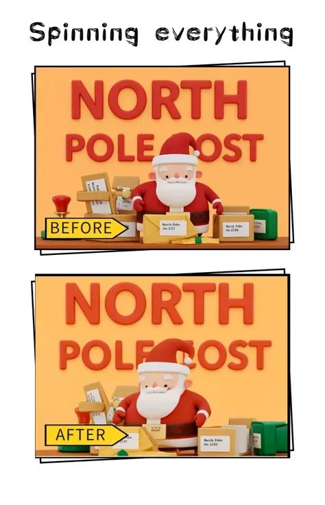 Spinning everything - 一键镜头旋转