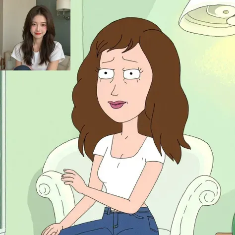 в стиле рика и морти