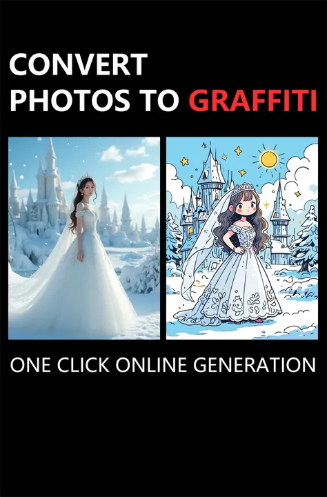將照片轉換為塗鴉