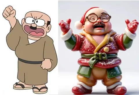 Muñeco de caramelo de Navidad Decoración festiva