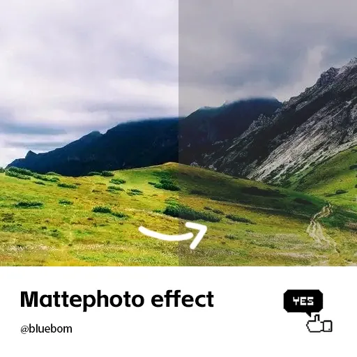 Matte Photo Effect