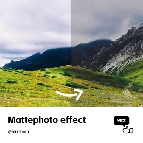 Matte Photo Effect