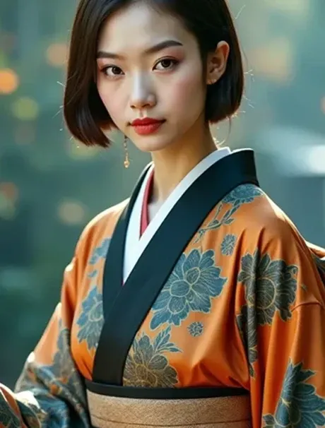 Generate pictures in Kimono style