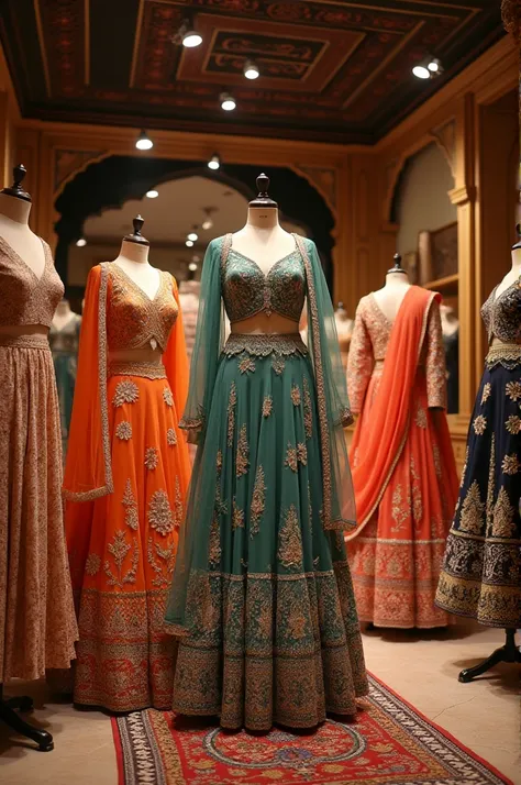 New lehnga shop opened in market named Designed By Thakurs