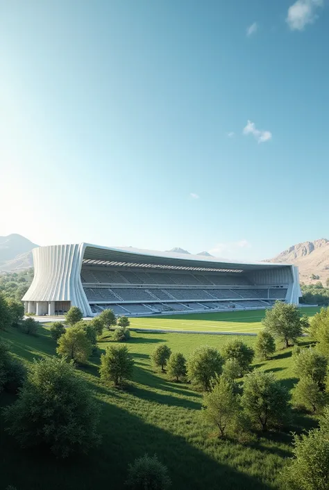 A picture of Al Raja Sports Stadium in Morocco as seen by artificial intelligence 