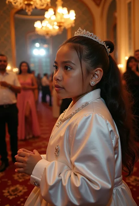  A first communion party whose theme is female astronauts, That it is more Latin ,  with bombs etc and that at the same time it is the elegant 