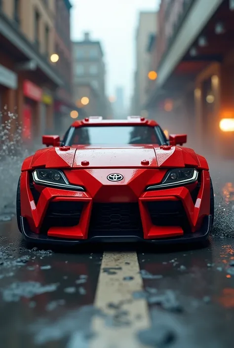 Create a Lego Toyota supra from the furious in a box 