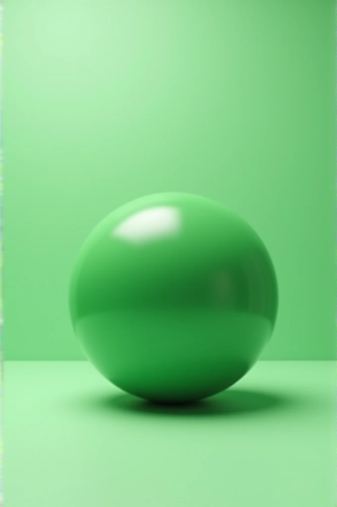 Create the image of a green ball