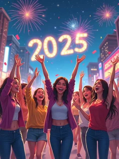 Celebrating 2025with girls