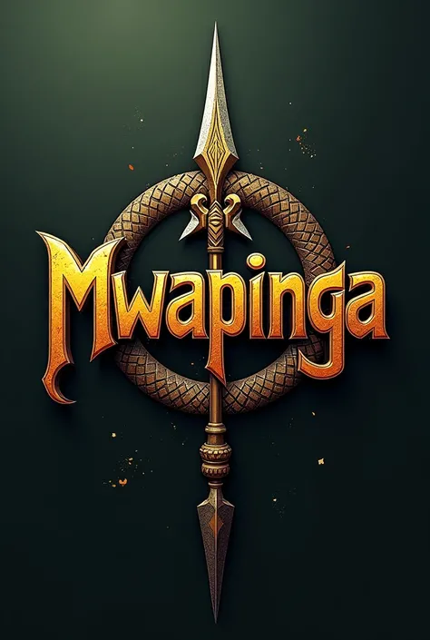 Create A logo written MWAPINGA SPEAR ZA PIKIPIKI 