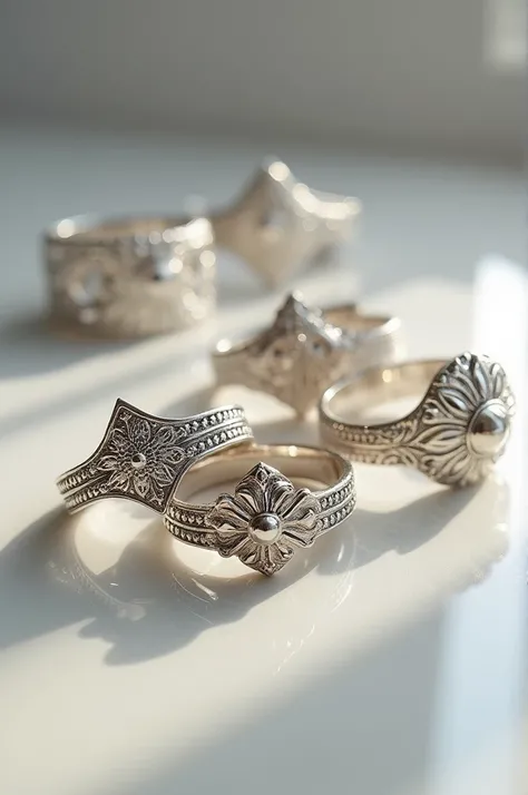 Silver rings 