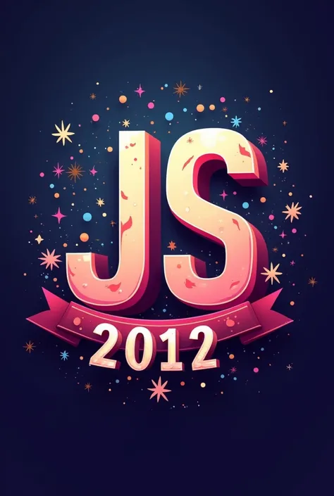 Logo [JS engineering ] happy new year