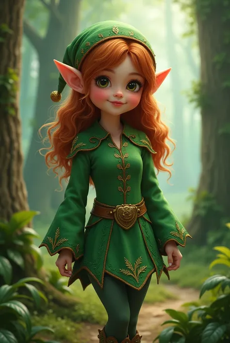 Girl in Elf Costume 