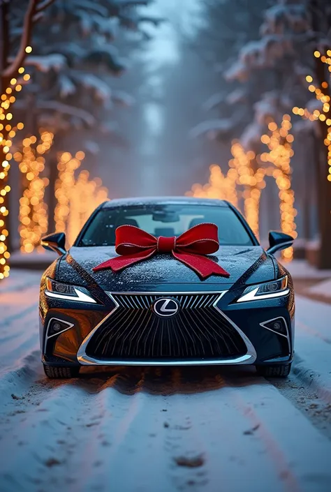 Lexus es 350 2017 with merry Christmas 